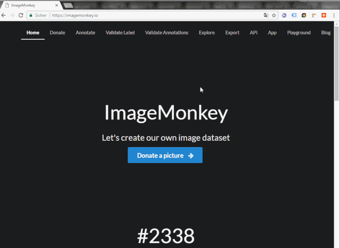 ImageMonkey Browser Extension